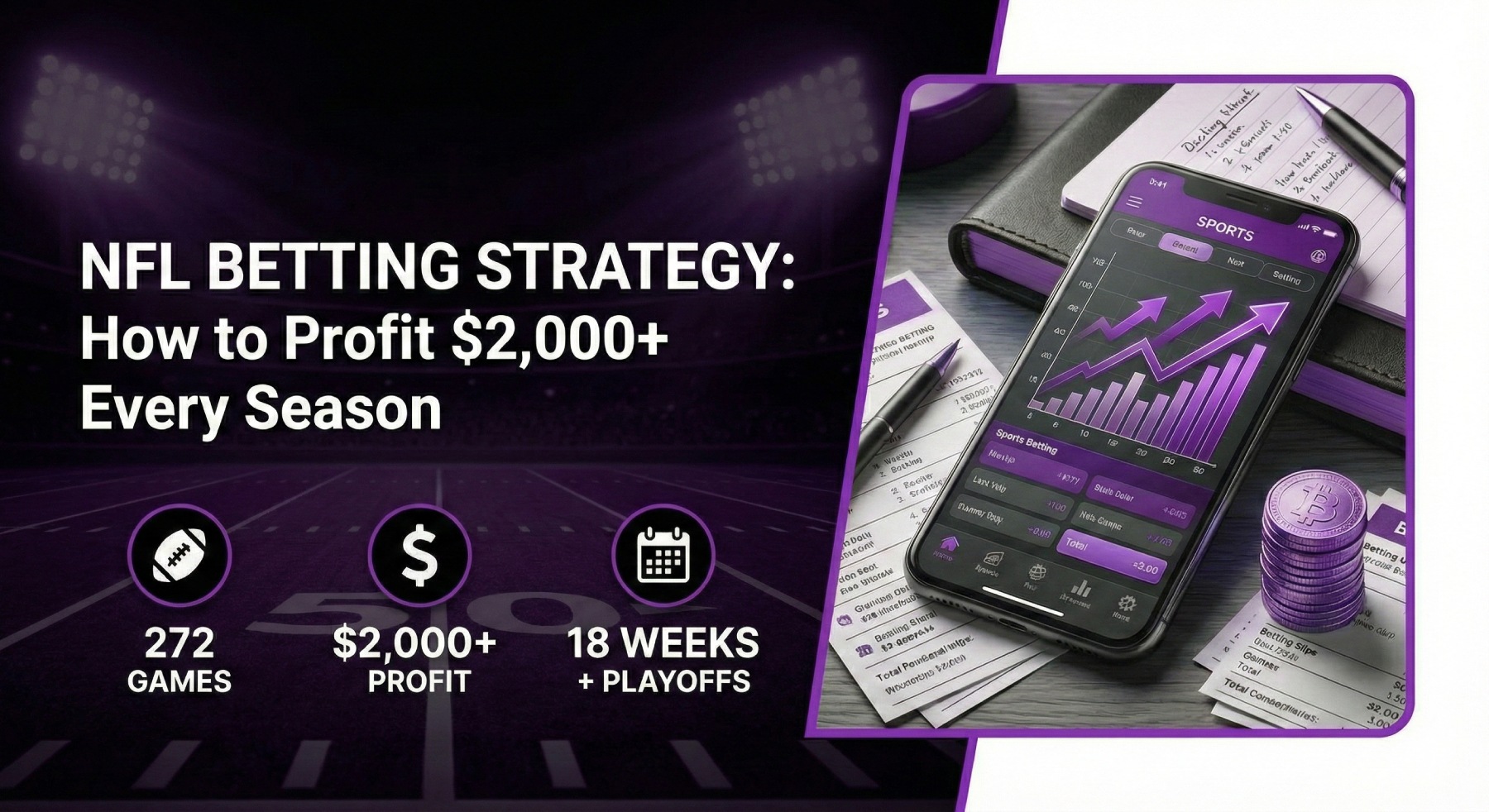 NFL Betting Strategy: How to Profit $2,000+ Every Season (Complete Guide)